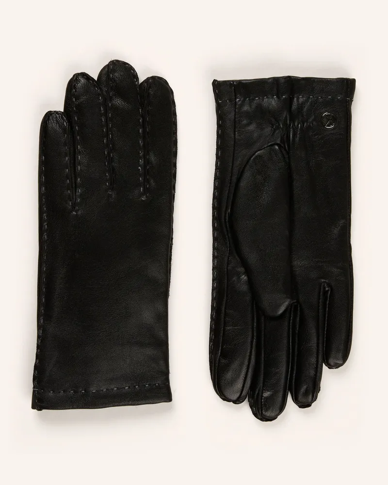 Kessler Lederhandschuh mit Touchscreen-Funktion Schwarz