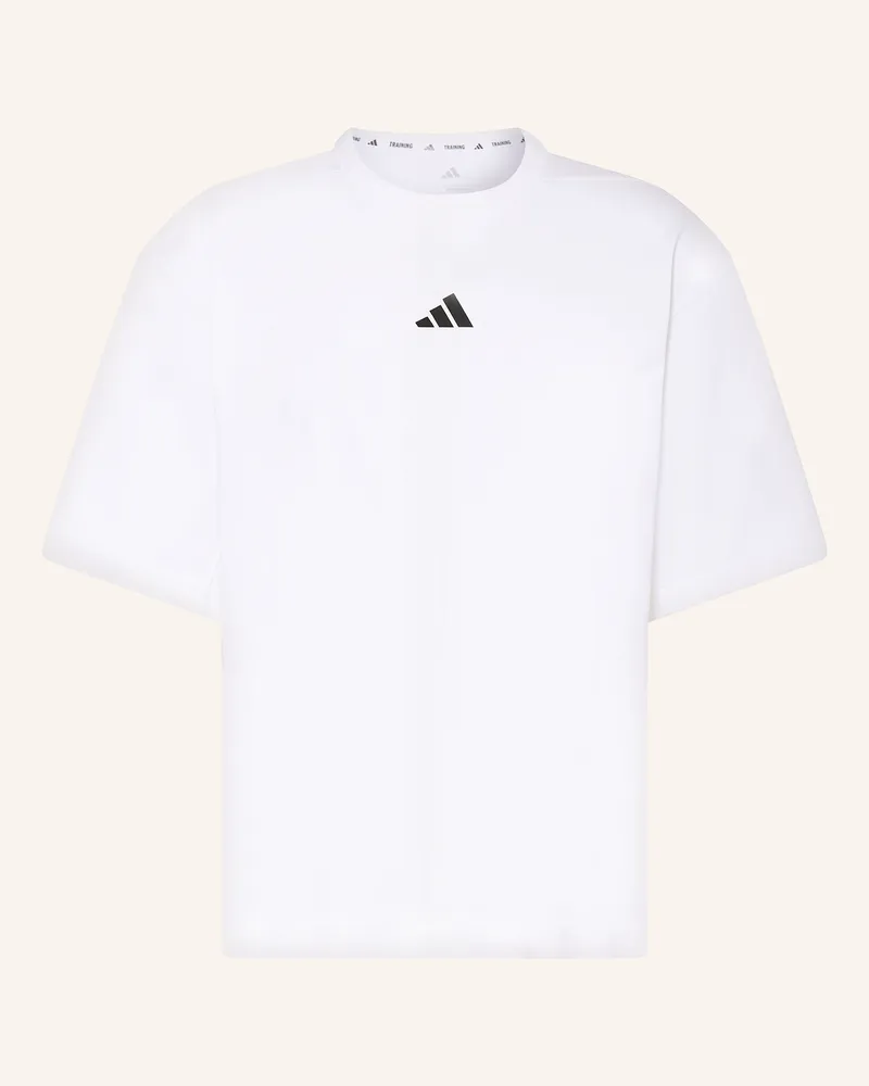 adidas T-Shirt POWER OVERSIZE Weiss