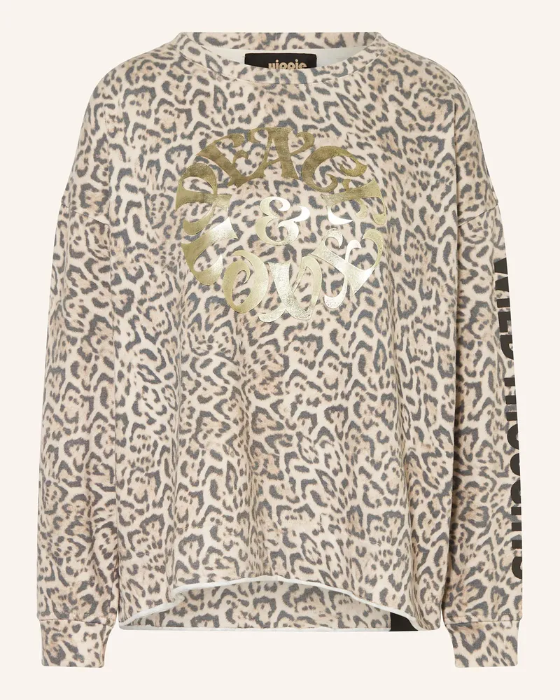 Yippie Hippie Sweatshirt Hellbraun