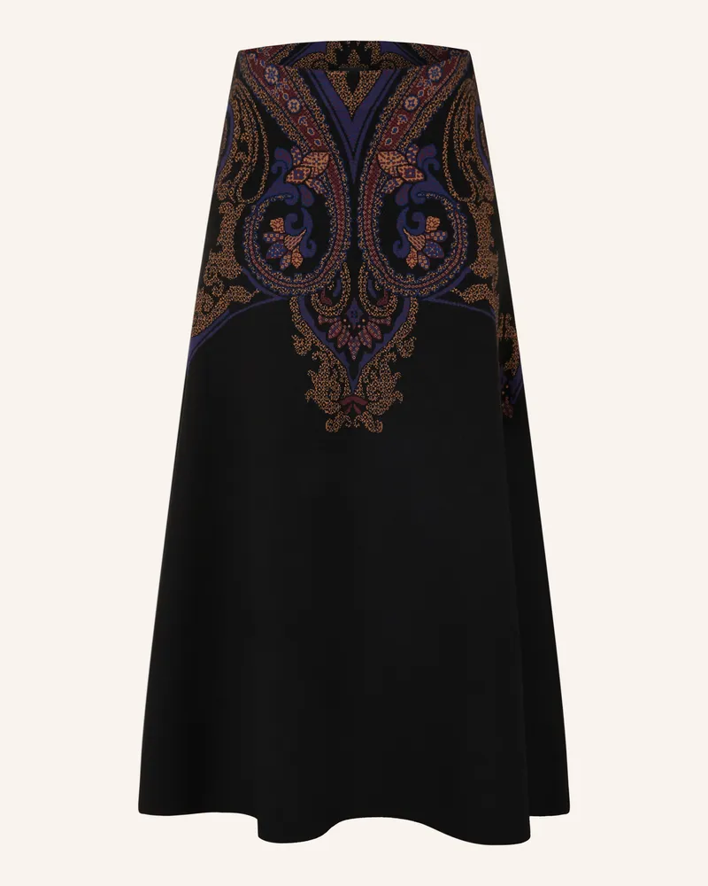 Etro Strickrock schwarz Schwarz