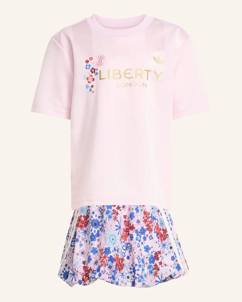adidas Adidas Originals X Liberty London Set Rock T-Shirt pink Rosa