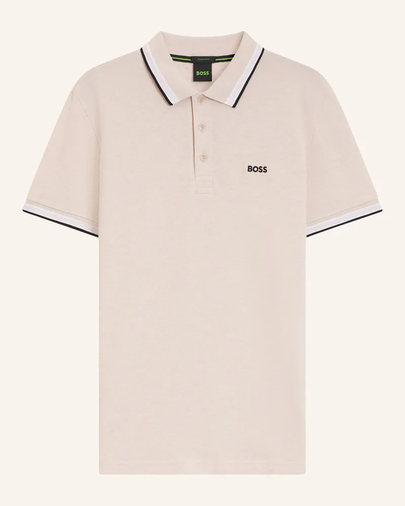 HUGO BOSS Piqué-Poloshirt Paddy Curved Regular Fit pink Pink
