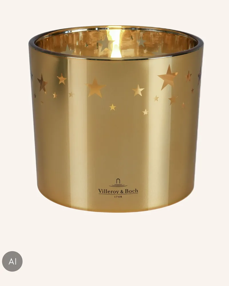 Villeroy & Boch Led Kerze Zurich gold Gold