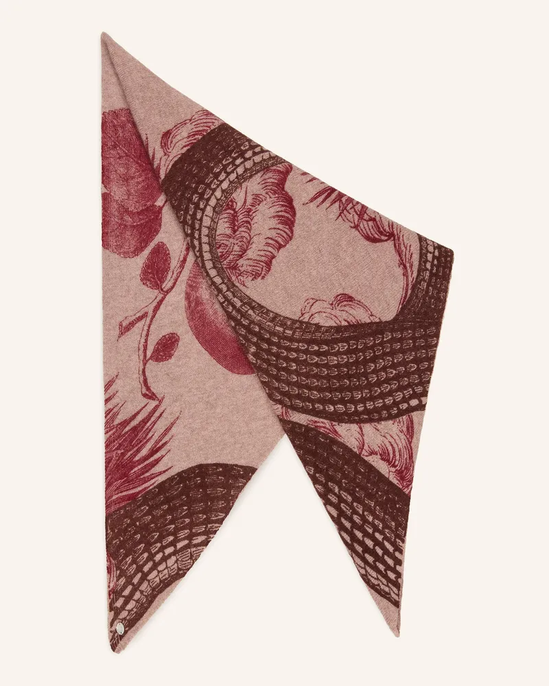 Friendly Hunting Dreieckstuch Aus Cashmere rot Rosé