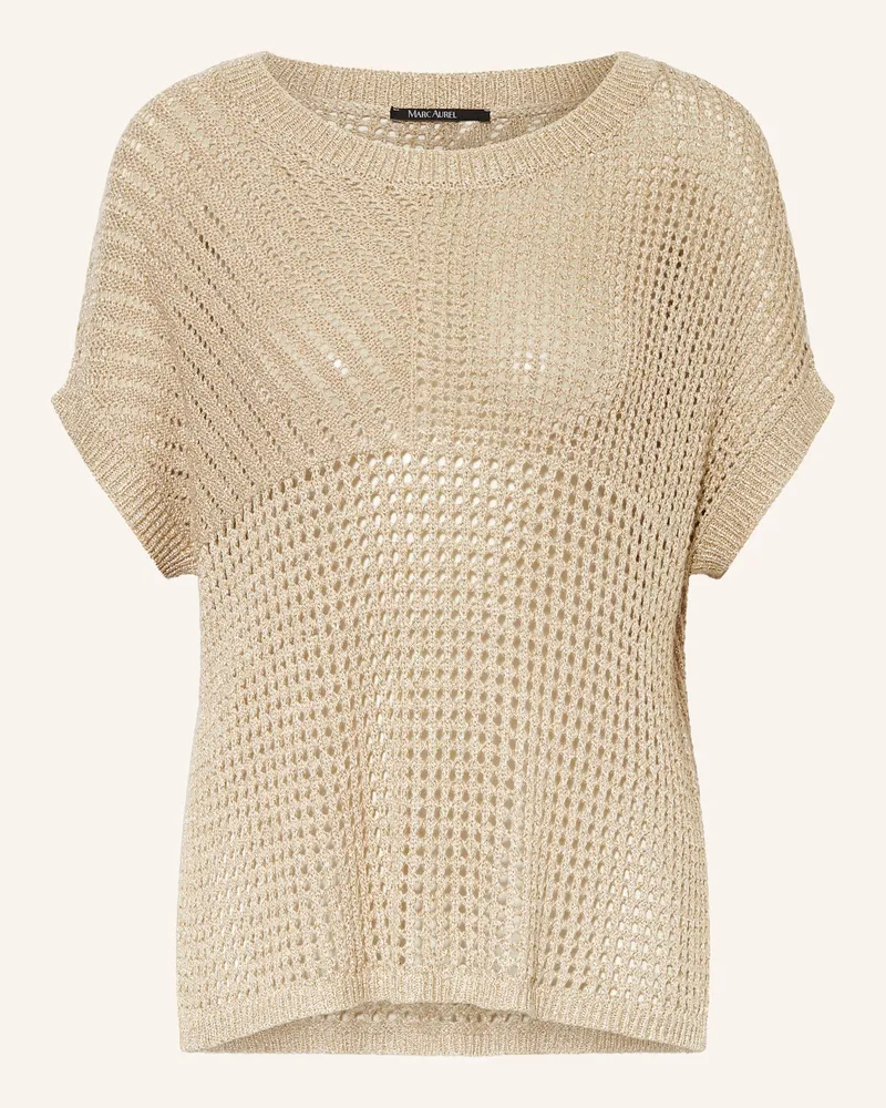 MARC AUREL Pullunder mit Glitzergarn Gold