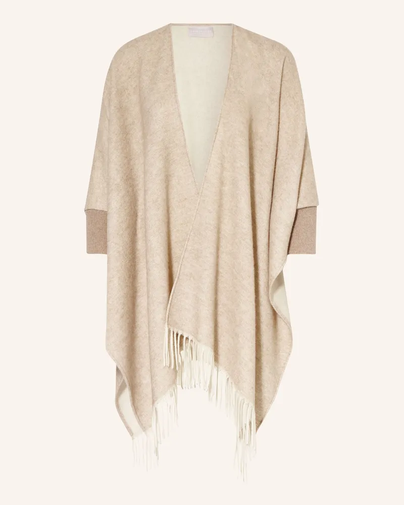 hemisphere Cashmere-Cape beige Hellbraun