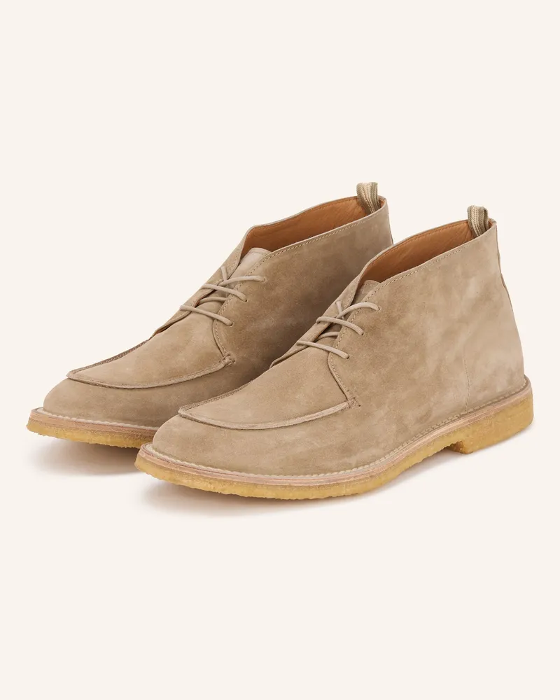 Officine Creative Italia Schnürboots History beige Camel