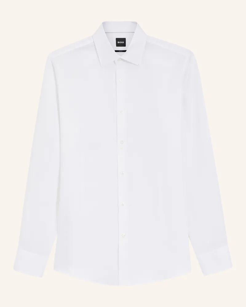 HUGO BOSS Business Hemd H-Hank-K-c1-261 Slim Fit weiss Weiss