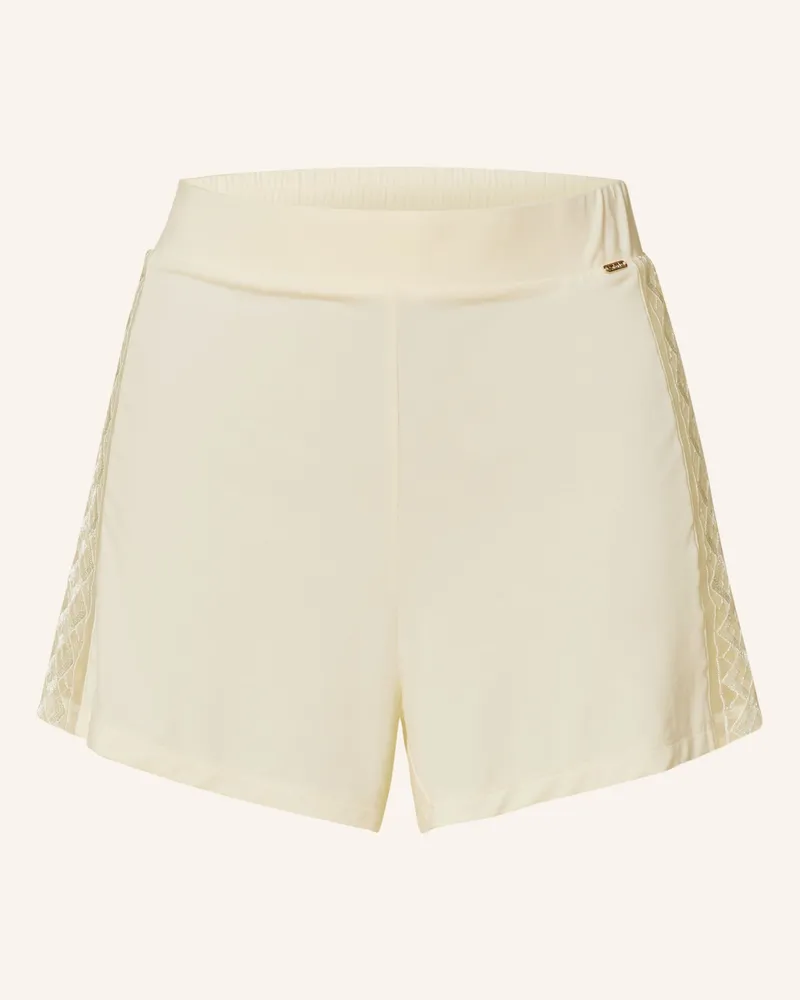Aubade Schlafshorts Sweet Obsession weiss Creme