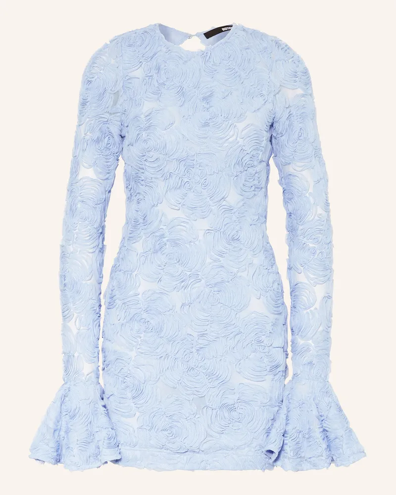 ROTATE Birger Christensen Cocktailkleid mit Cut-out Hellblau