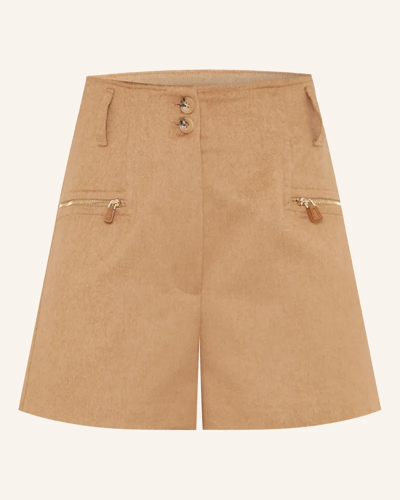 Max Mara Kamelhaar-Shorts LOLA Camel