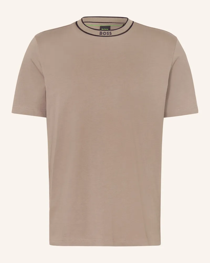 HUGO BOSS T-Shirt gruen Beige