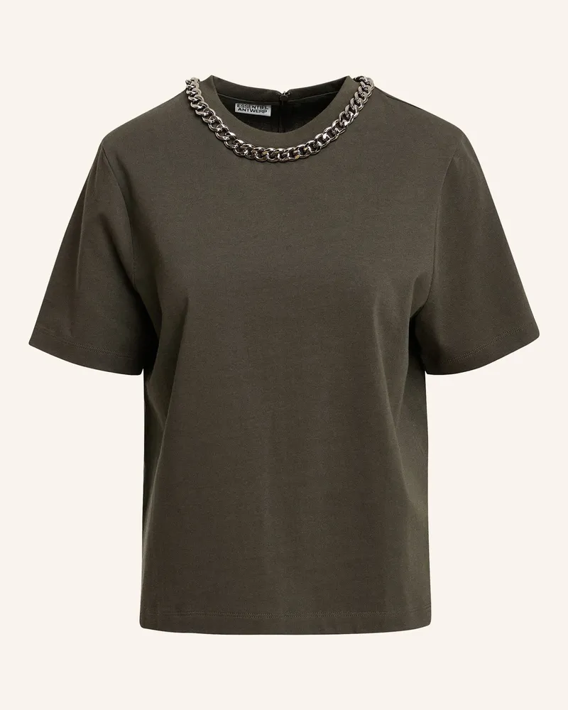 Essentiel T-Shirt Klaim gruen Oliv