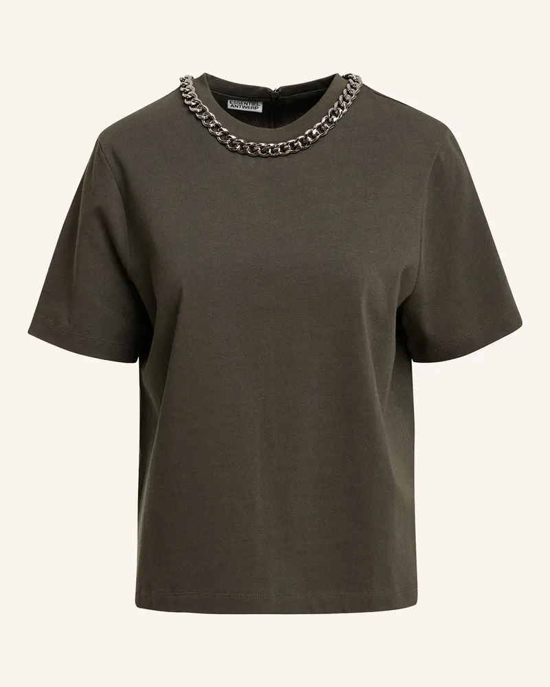 Essentiel T-Shirt Klaim gruen Oliv