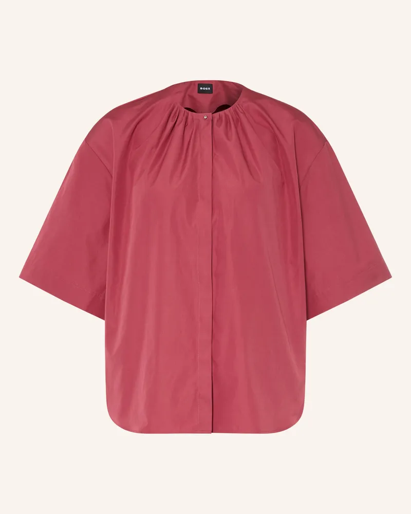 HUGO BOSS Blusenshirt Banorena Mit 3/4-Arm rot Hellrot