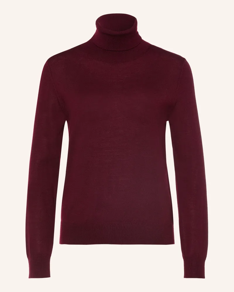 Darling Harbour Rollkragenpullover rot Burgundy