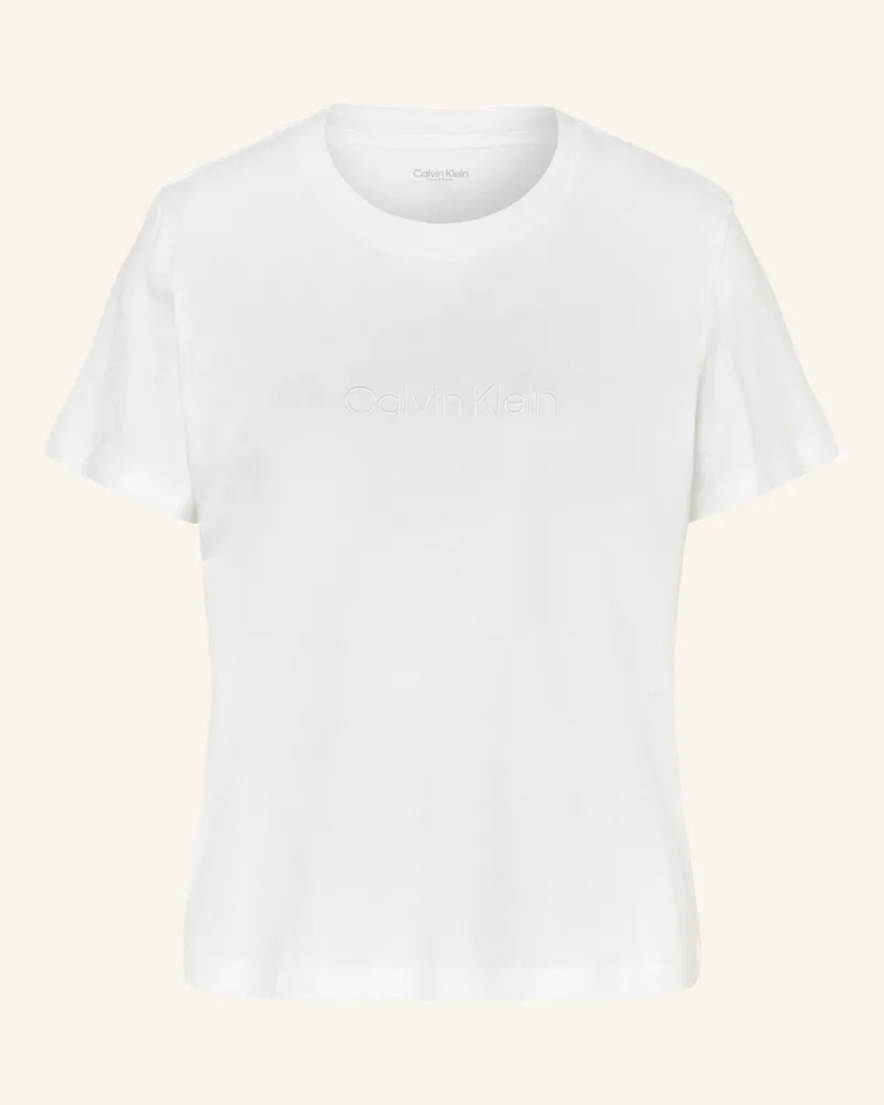 Calvin Klein Schlafshirt PURE COTTON Weiss