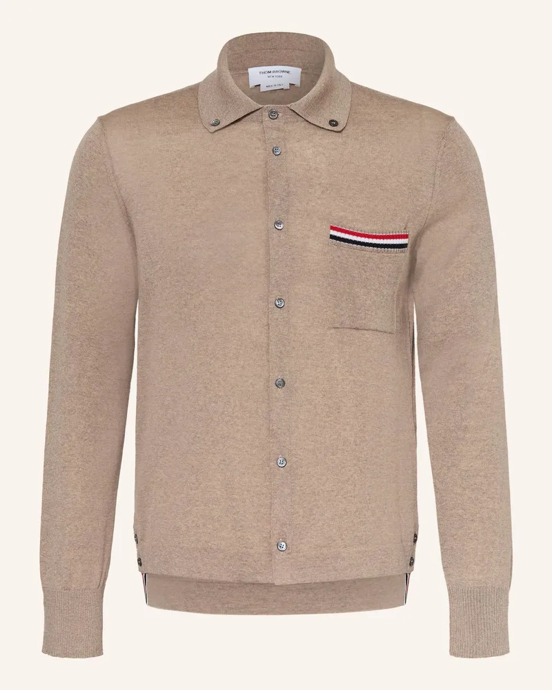 Thom Browne Strickjacke beige Braun