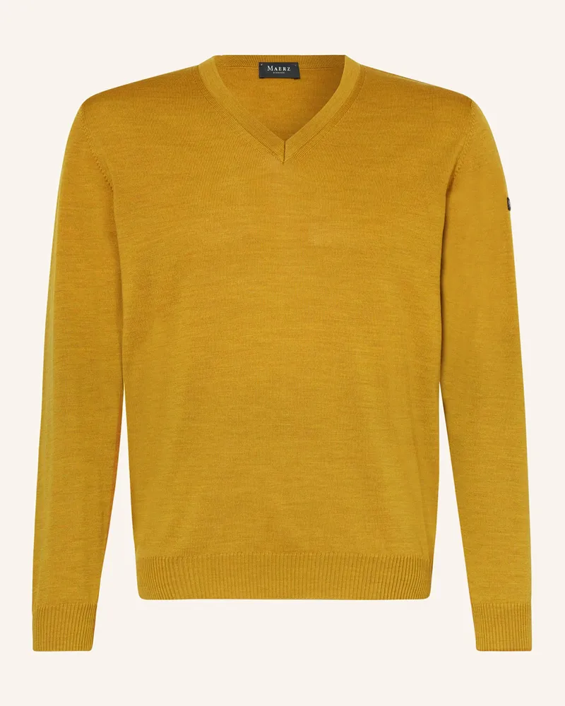 Maerz Pullover Dunkelgelb