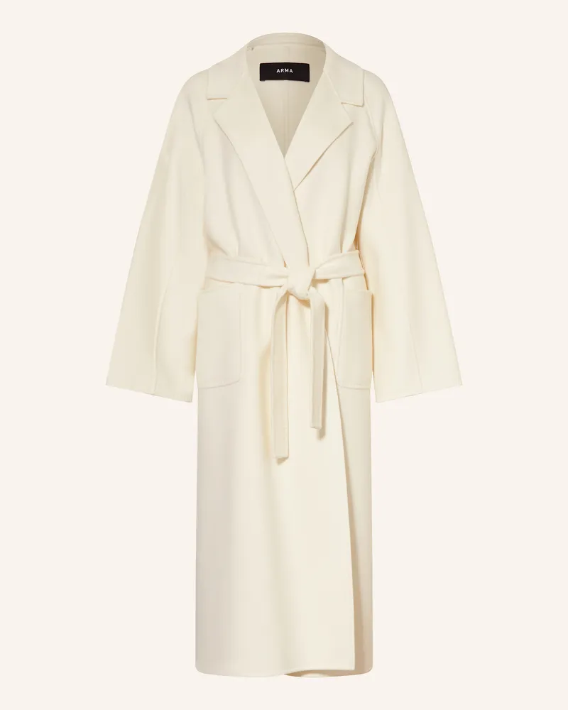 Arma Wollmantel Suza weiss Ecru
