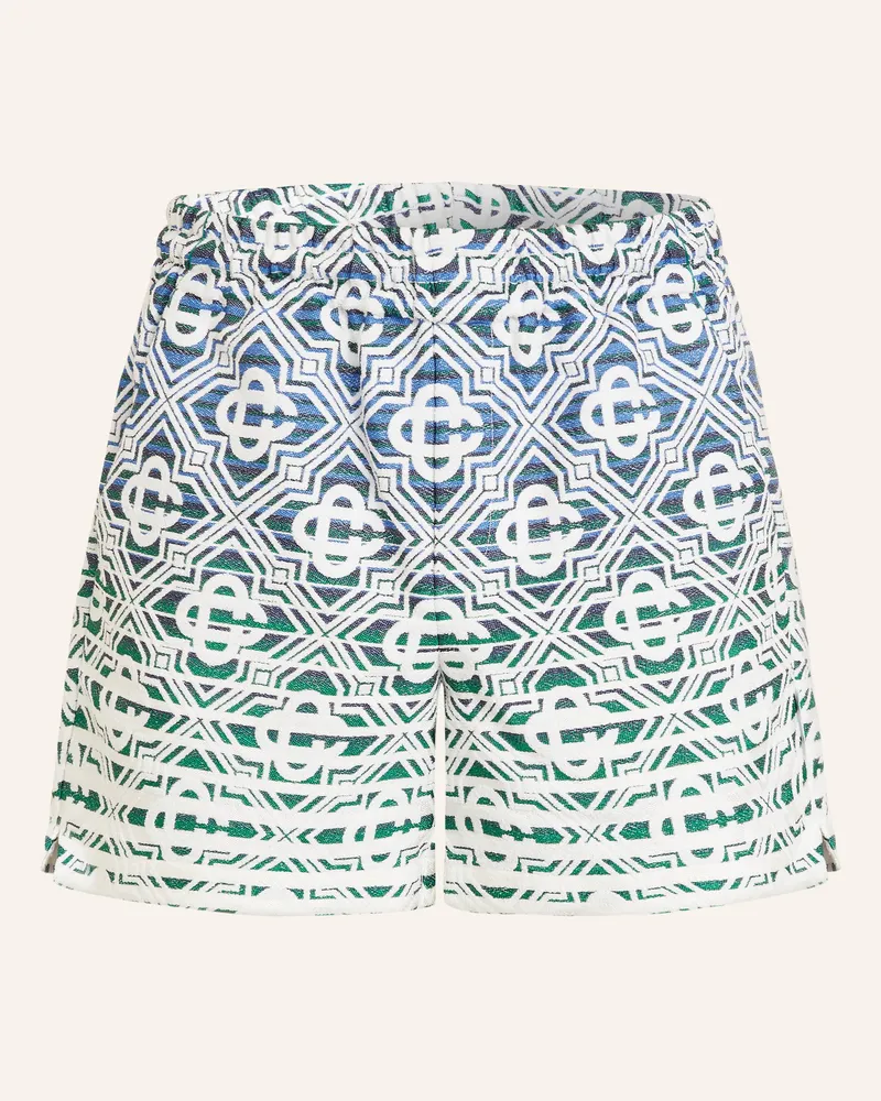 Casablanca Paris Jacquard-Shorts Weiss
