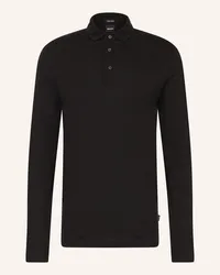 HUGO BOSS Jersey-Poloshirt PERSON Slim Fit Schwarz