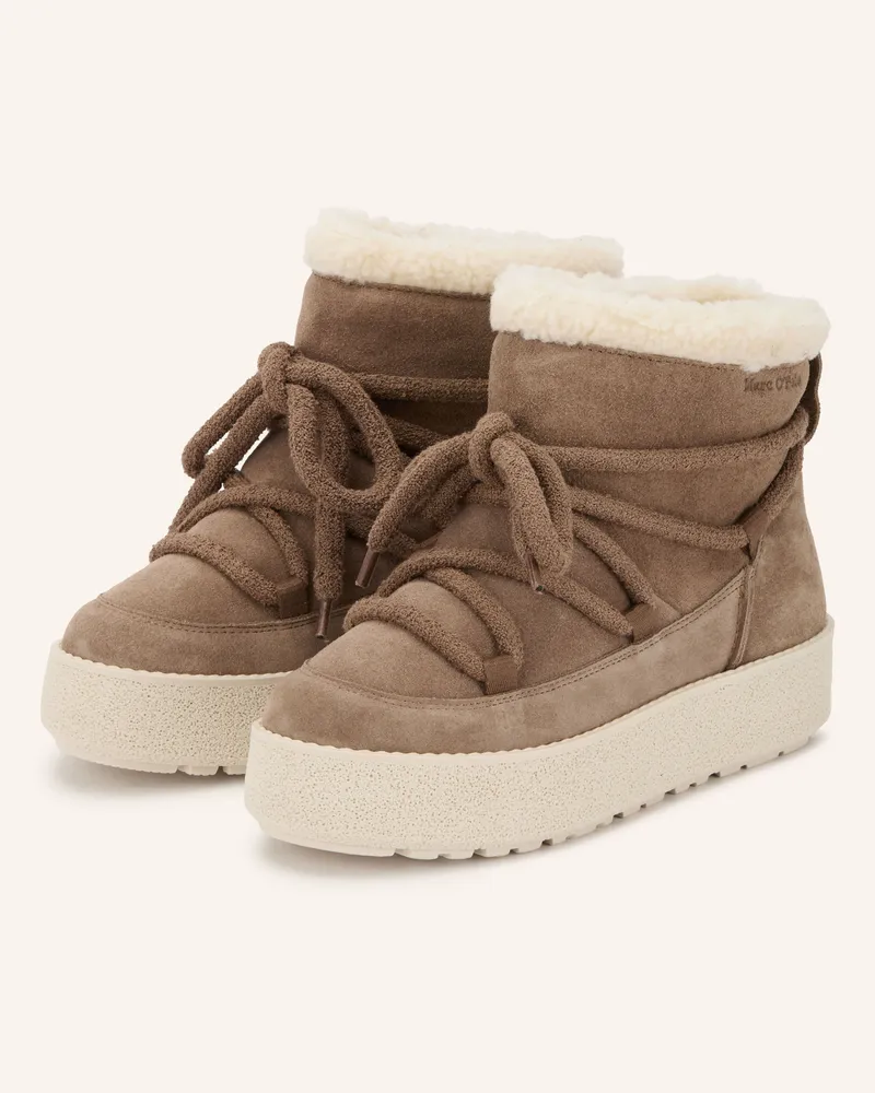 Marc O'Polo Plateau-Boots Pia beige Taupe