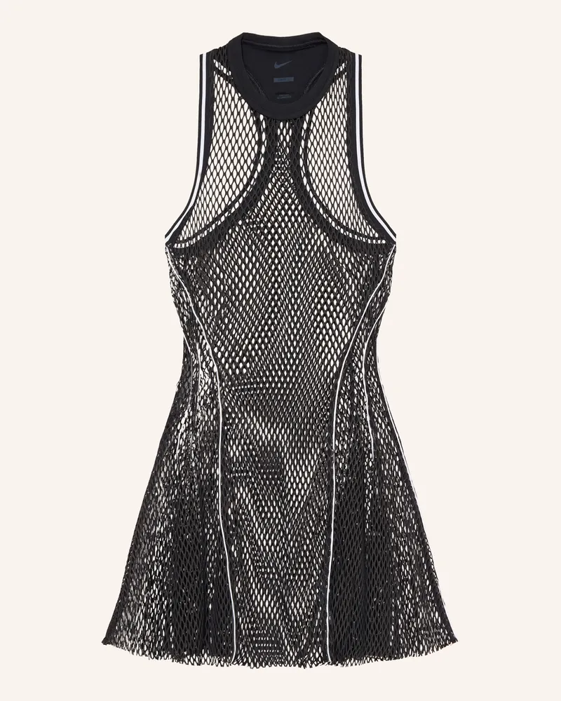 Nike Tenniskleid Court Slam schwarz Schwarz