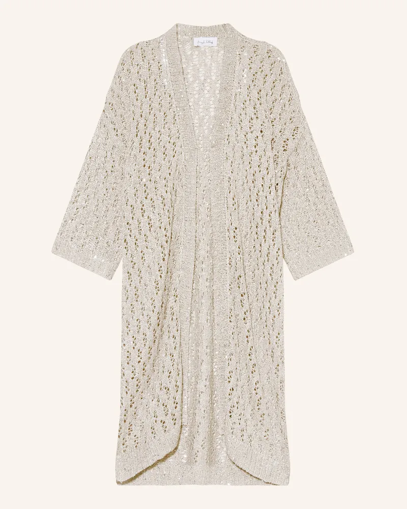 Joseph Ribkoff Strickhülle mit 3/4-Arm und Pailletten Taupe