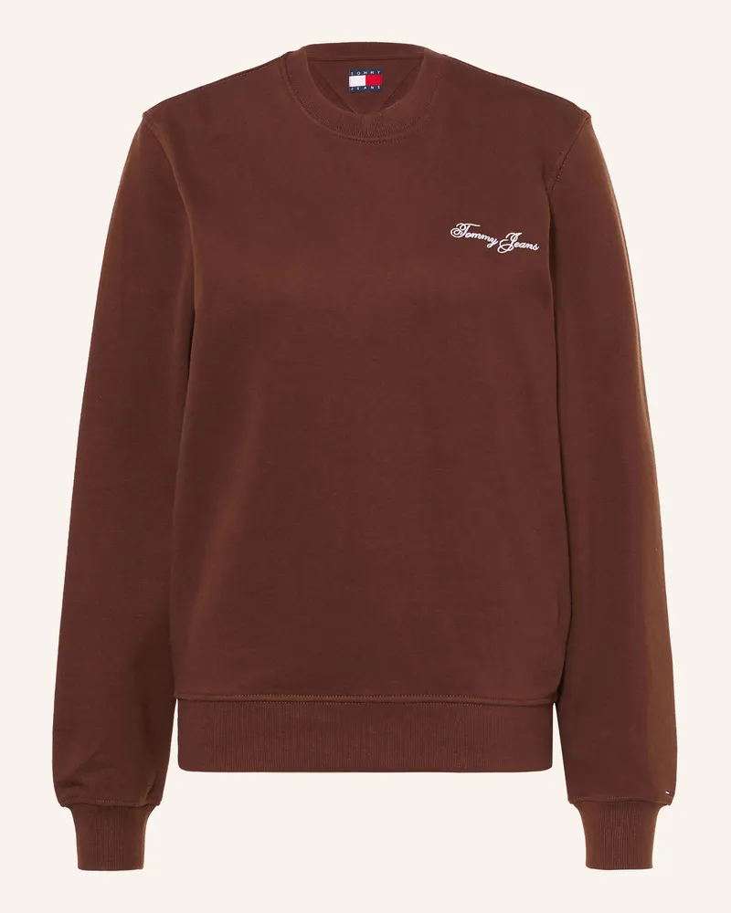 Tommy Hilfiger Sweatshirt braun Dunkelbraun