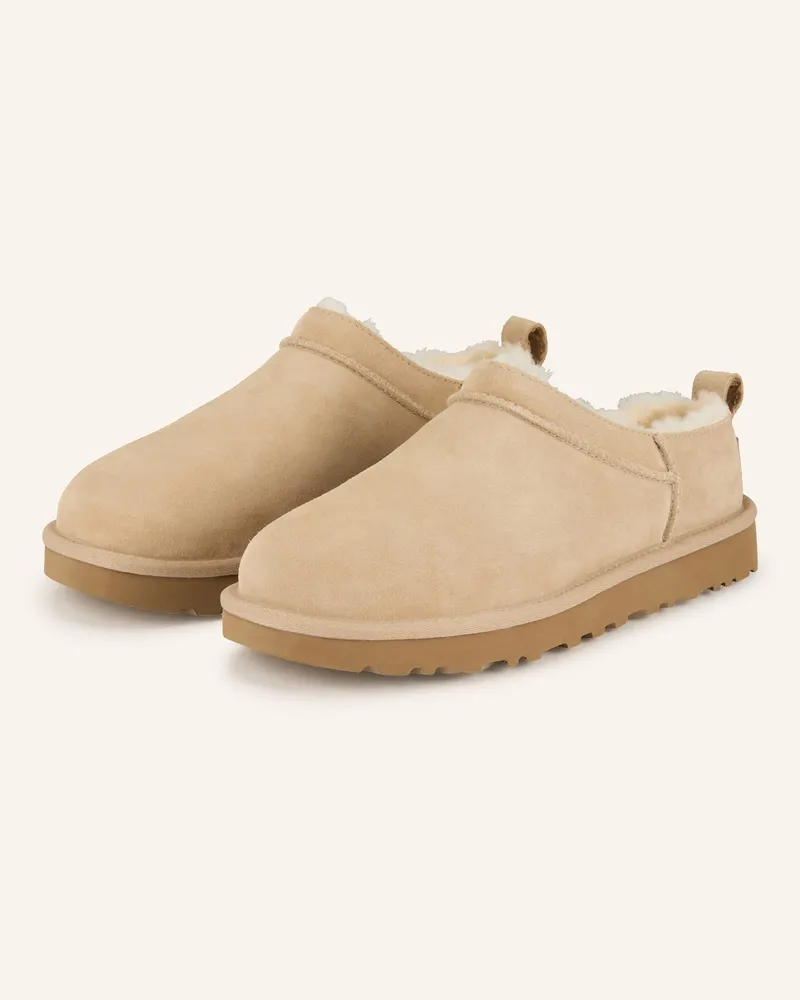 UGG Pantoletten Classic Micro beige Camel