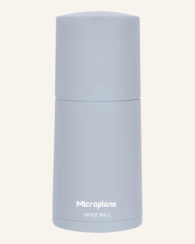 Microplane Gewürzmühle Blaugrau