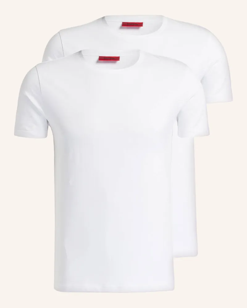 HUGO BOSS 2er-Pack T-Shirts weiss Weiss
