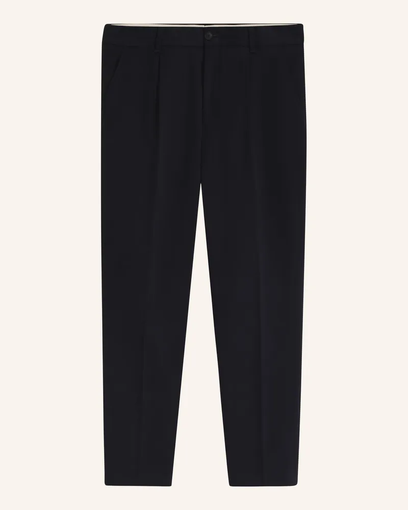 HUGO BOSS Businesshose C-Perin-Pl-263 Tapered Fit blau Dunkelblau