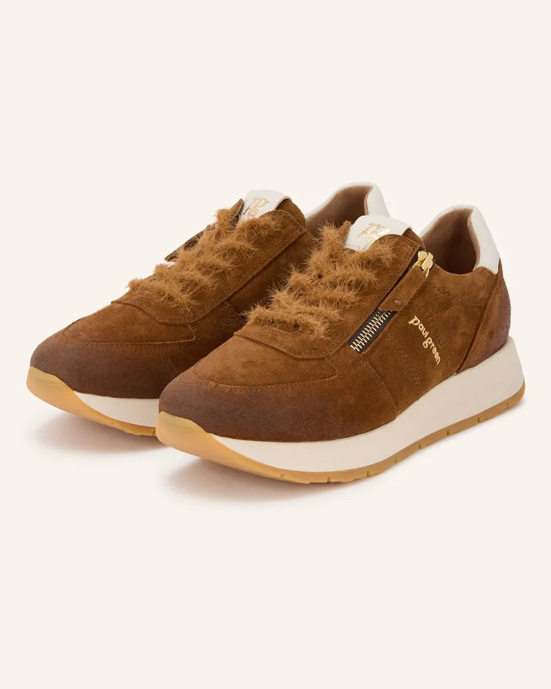 paul green Sneaker braun Braun