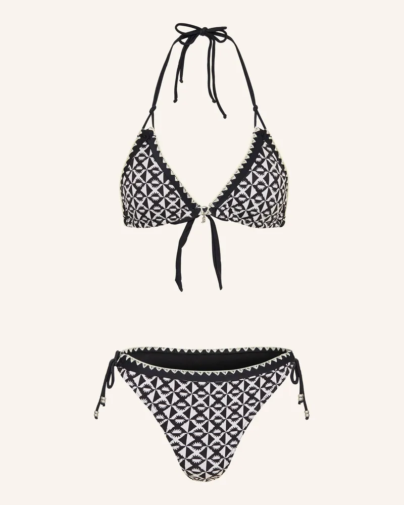 Banana Moon Triangel-Bikini Blucostora Ying schwarz Schwarz