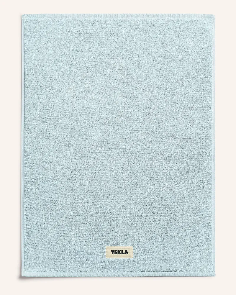 TEKLA Badematte blau Hellblau