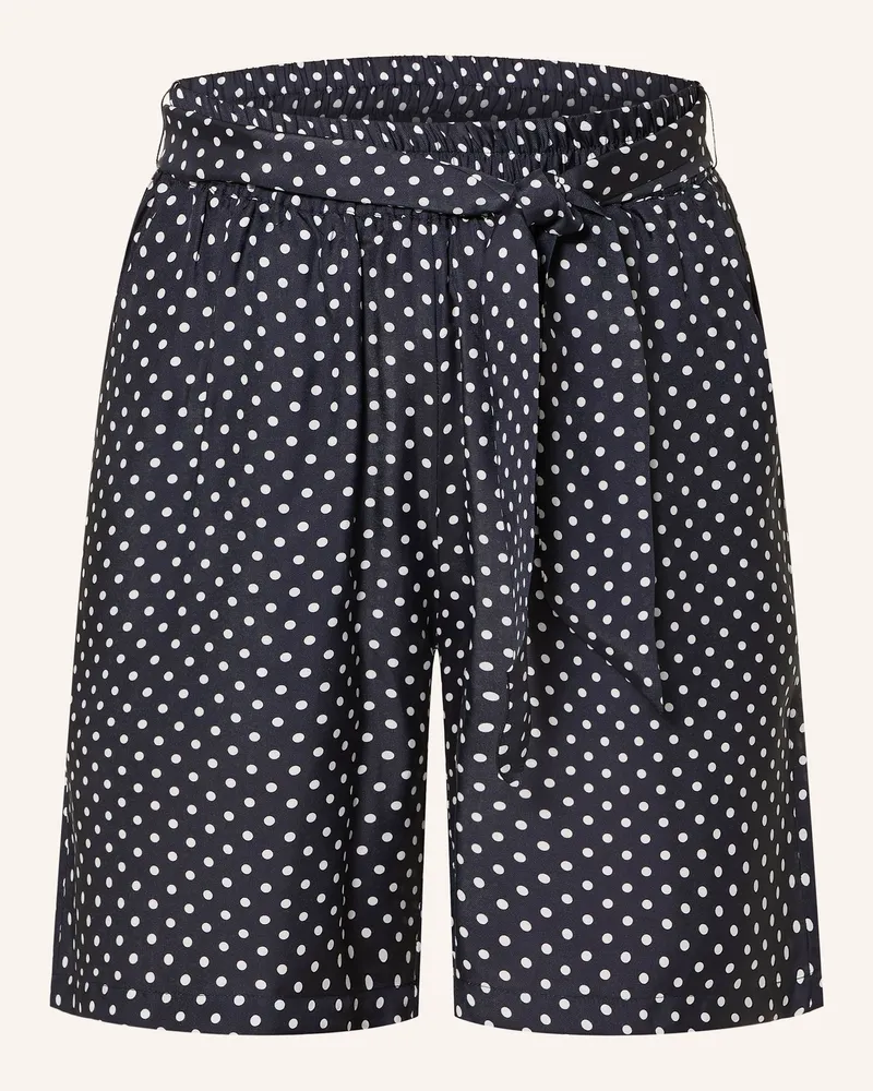 Darling Harbour Shorts mit Seide Navy