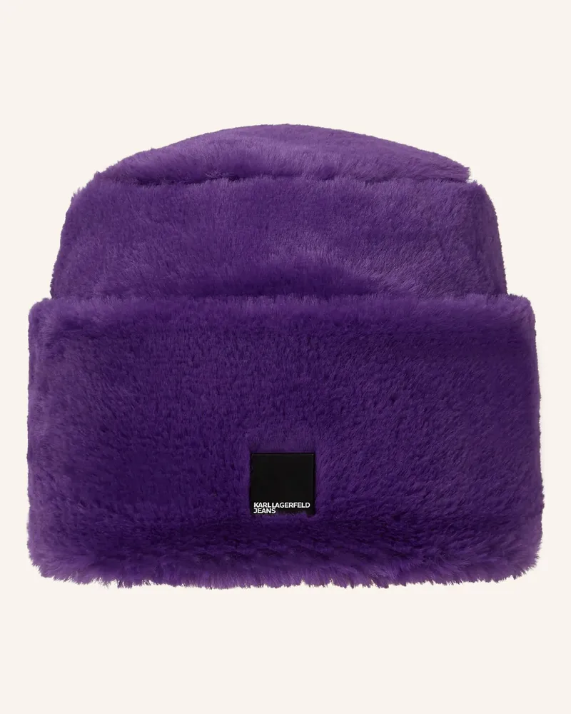 Karl Lagerfeld Hut lila Lila