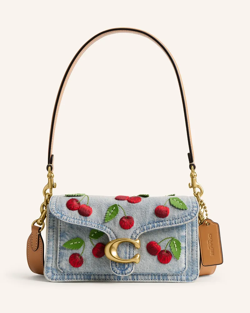 Coach Schultertasche TABBY Hellblau