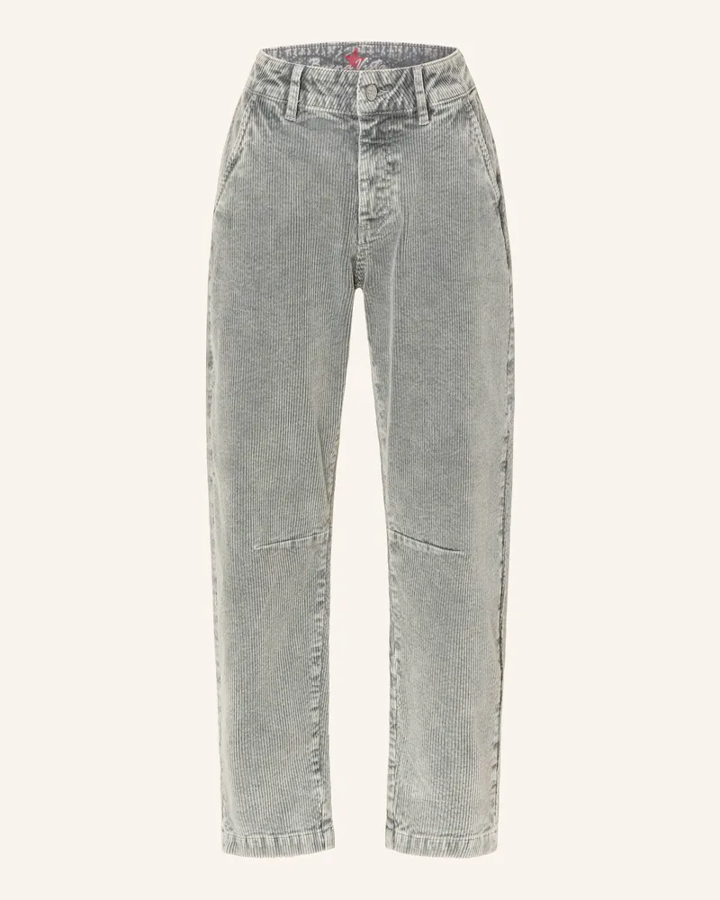 Buena Vista Barrel Jeans aus Cord Grau