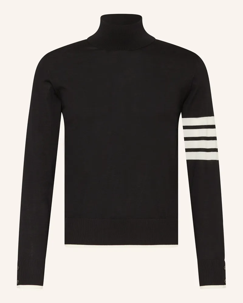 Thom Browne Rollkragenpullover Schwarz