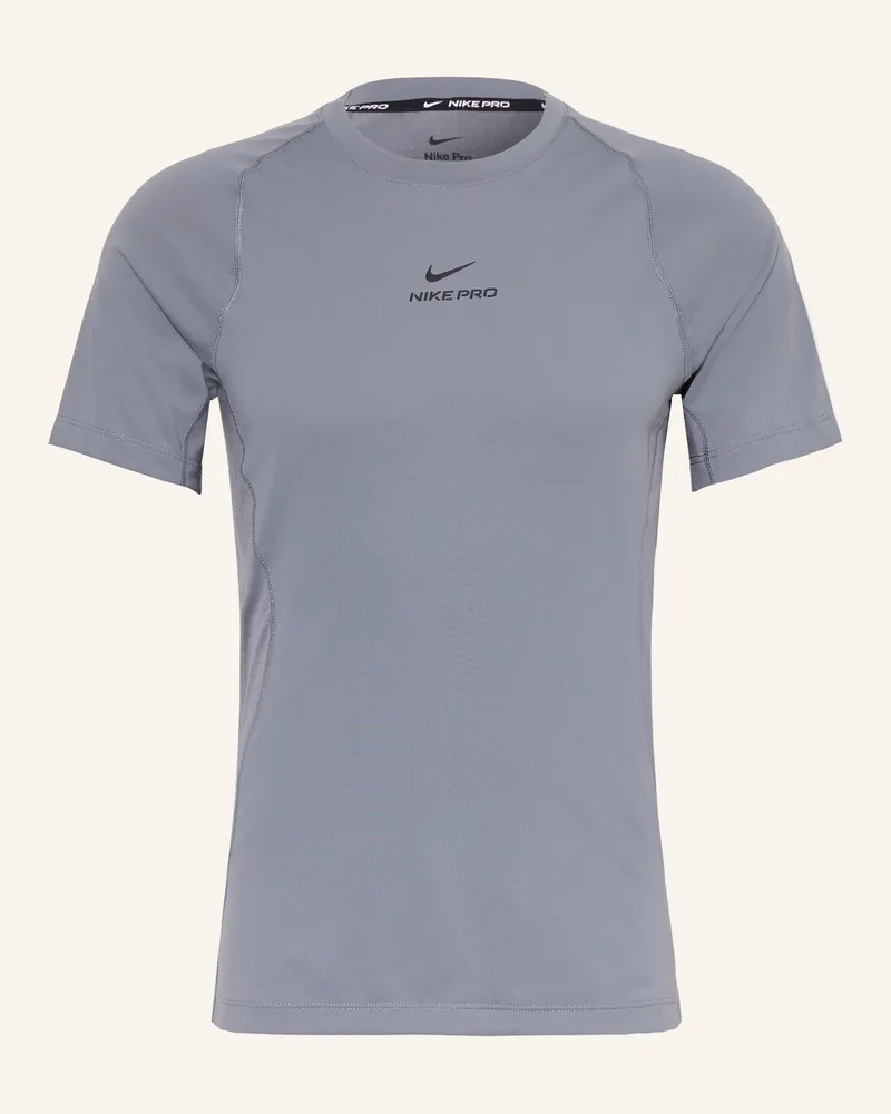 Nike Funktionsshirt Pro Training grau Grau