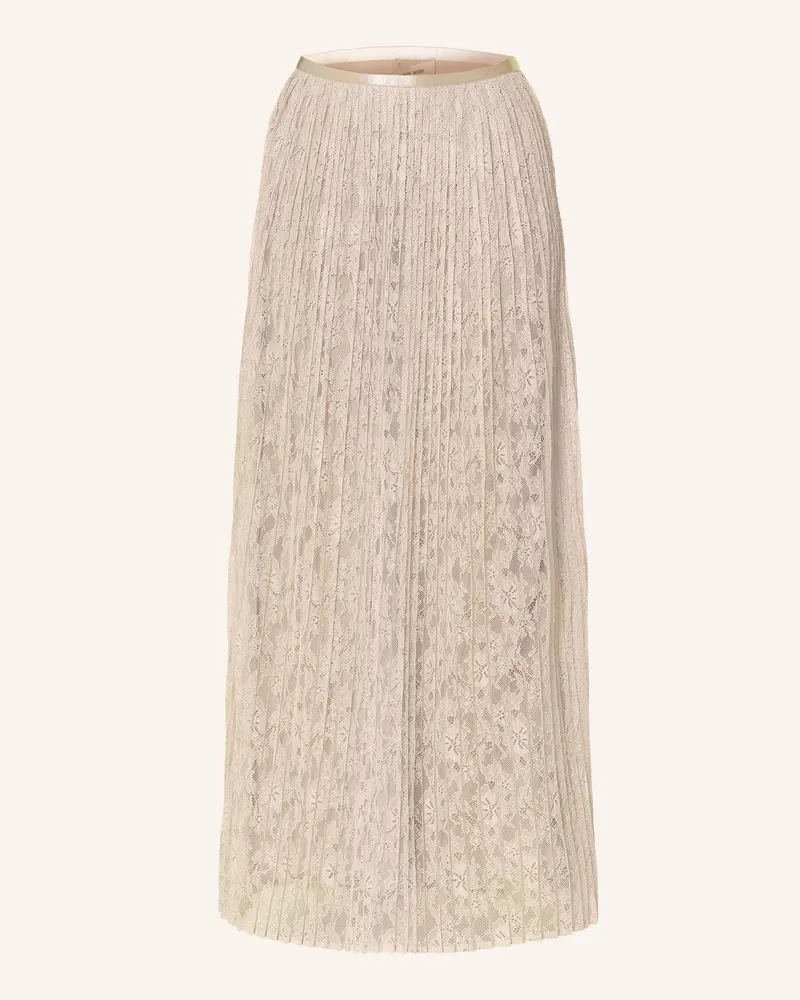 Mos Mosh Pliseerock Mmjurnee Aus Spitze beige Beige