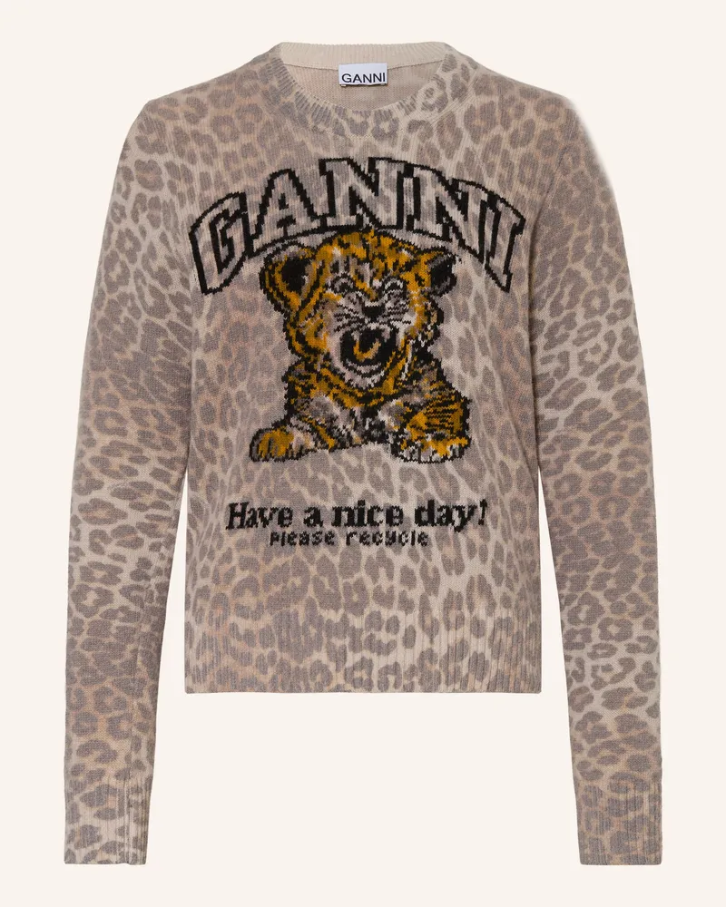 Ganni Pullover beige Beige