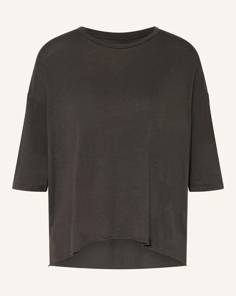 Juvia Shirt FLORINA mit 3/4-Arm Dunkelgrau