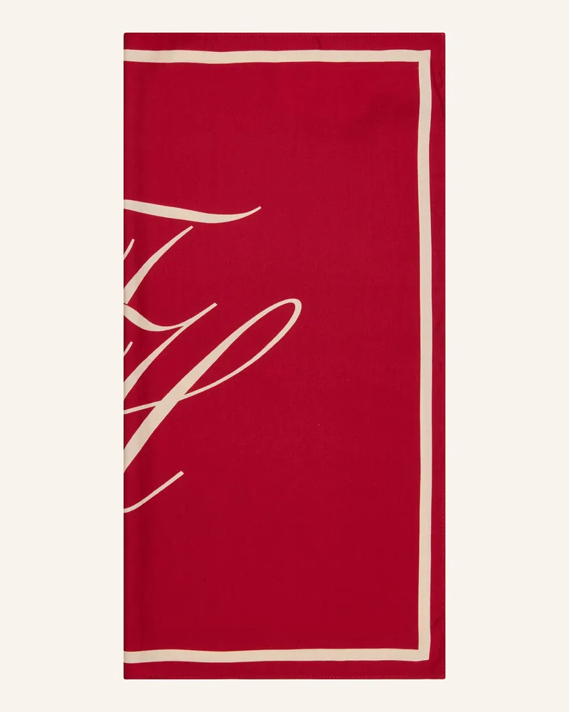 Tommy Hilfiger Seidentuch rot Rot
