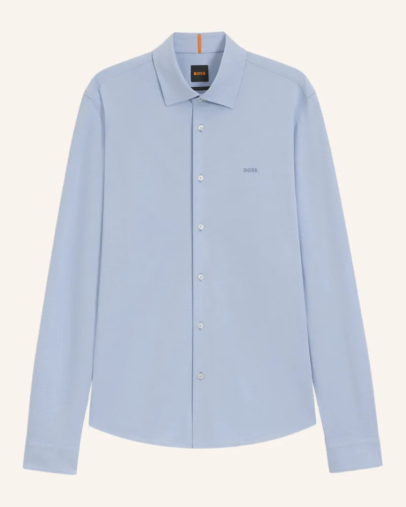 HUGO BOSS Hemd Slim Fit Hellblau