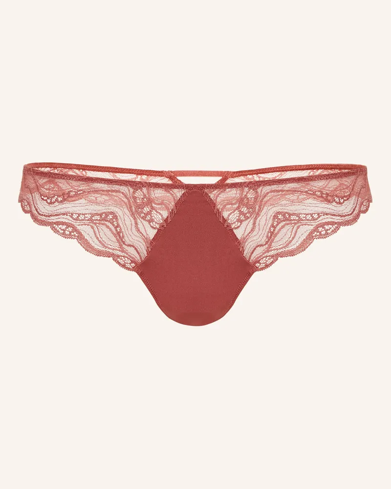 Calvin Klein String SENSUAL STRECH LACE Hellrot
