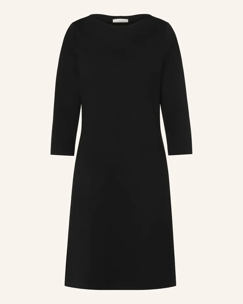 lilienfels Kleid Mit 3/4-Arm schwarz Schwarz